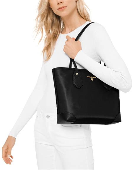 michael kors eva small nylon tote|Michael Michael Kors Eva Small Tote .